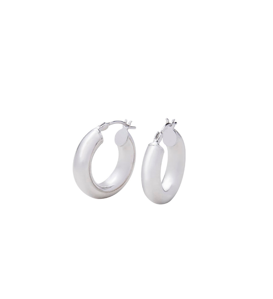 Silver earring