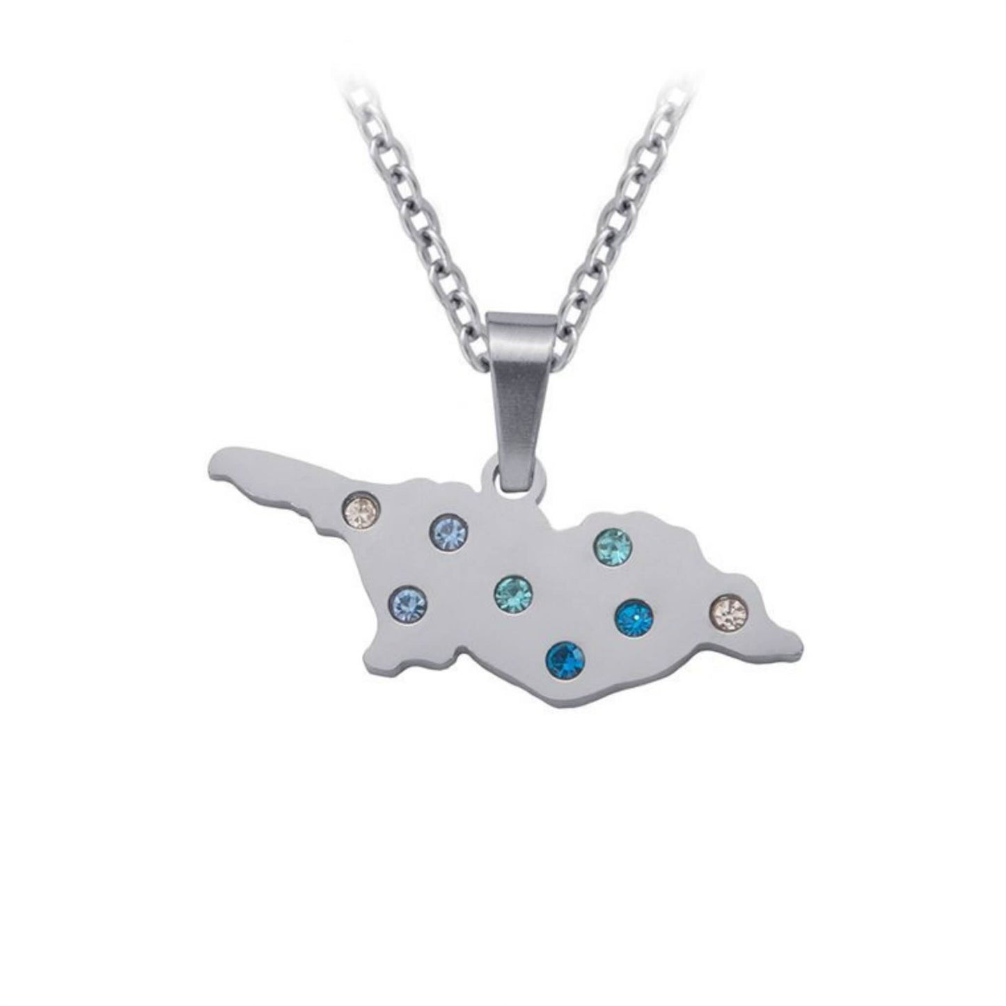 Map of Georgia necklace