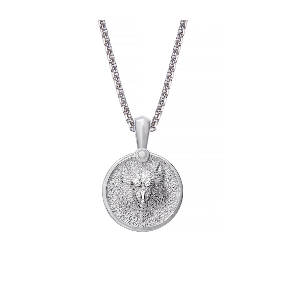 silver necklace