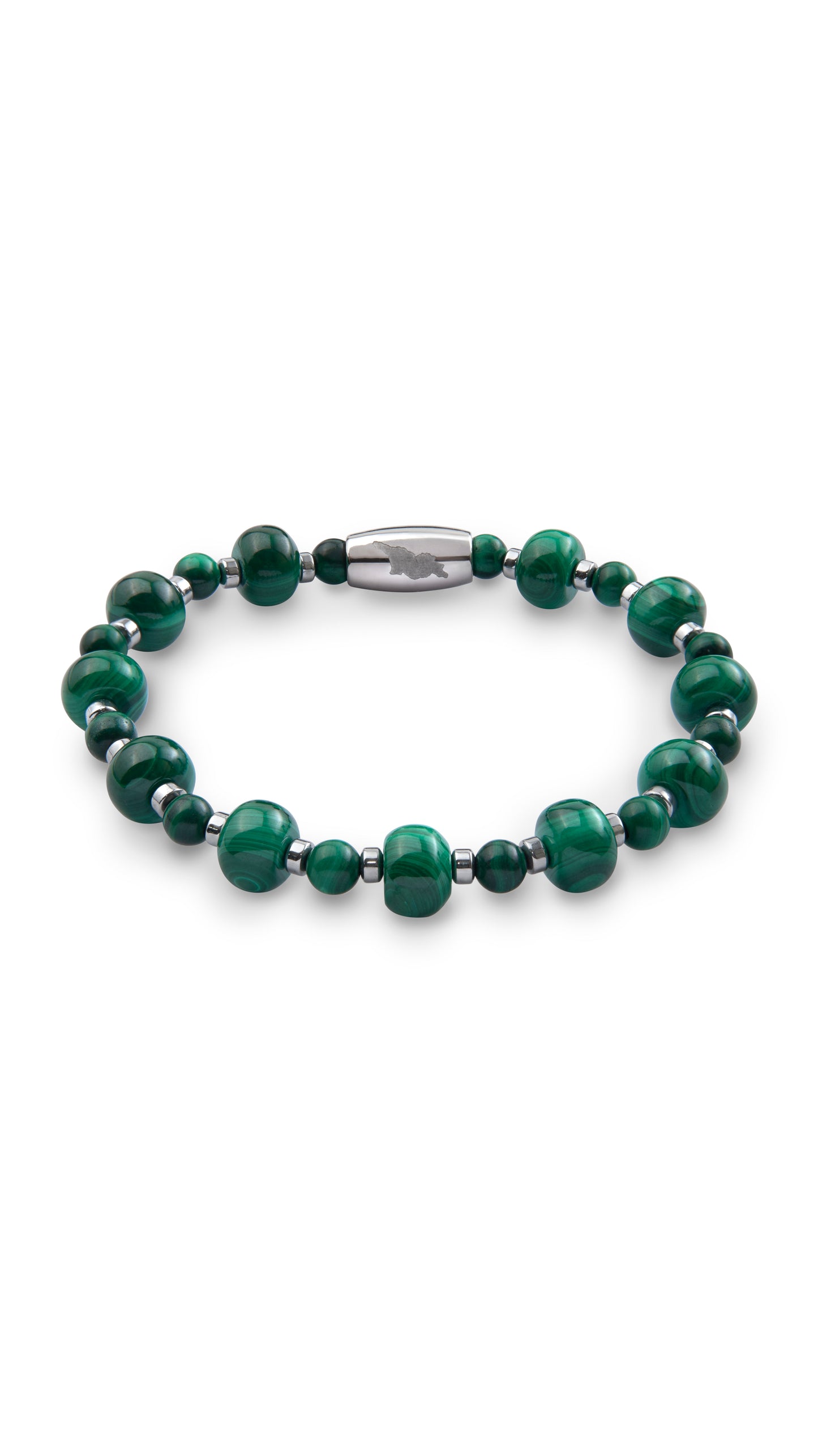 Malachite, hematite
