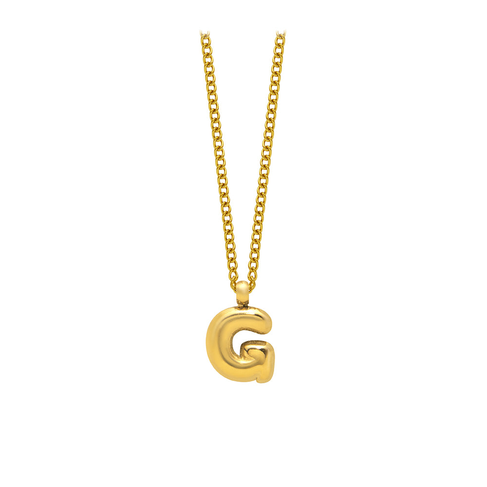 Necklace with initial G