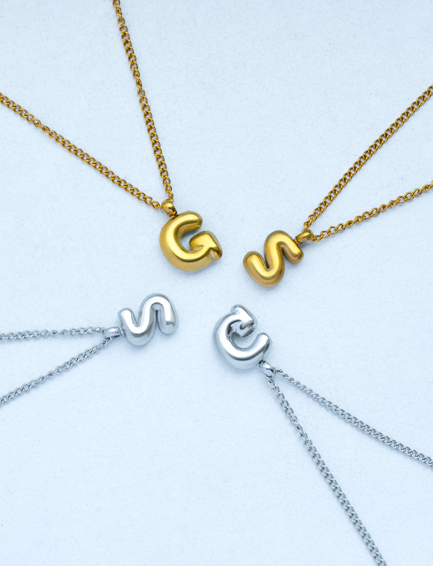 Necklace with initial G