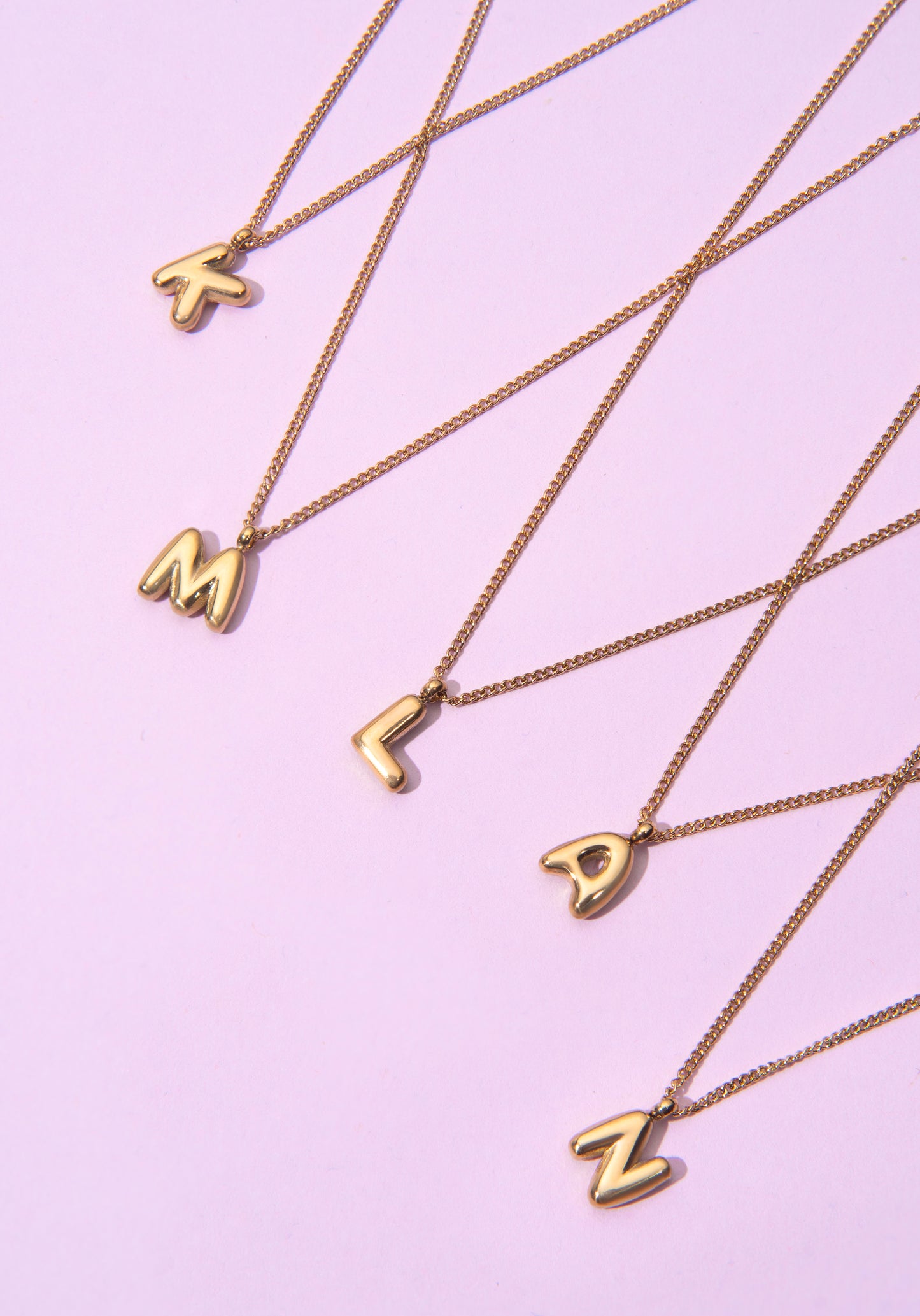 Necklace with initial G