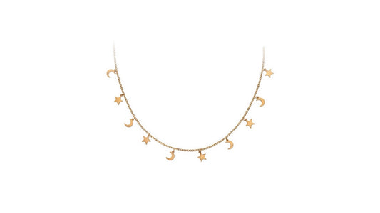 ყელსაბამი მთვარეებით და ვარსკვლავებით