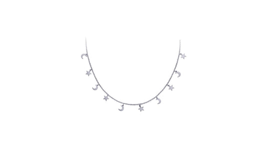 ყელსაბამი მთვარეებით და ვარსკვლავებით