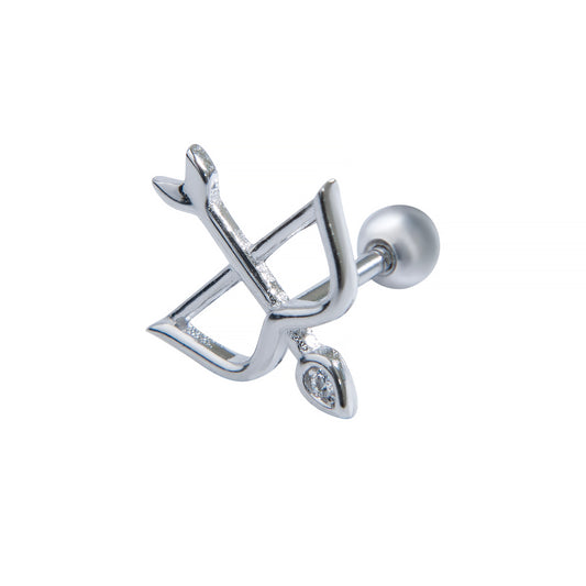 ვერცხლის საყურე პირსინგი