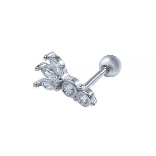 ვერცხლის საყურე პირსინგი