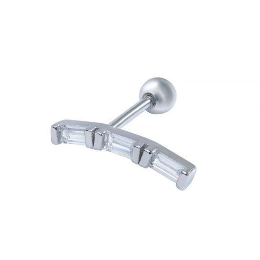 ვერცხლის საყურე პირსინგი