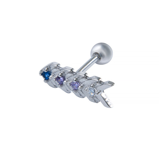 ვერცხლის საყურე პირსინგი