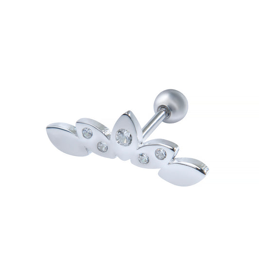 ვერცხლის საყურე პირსინგი