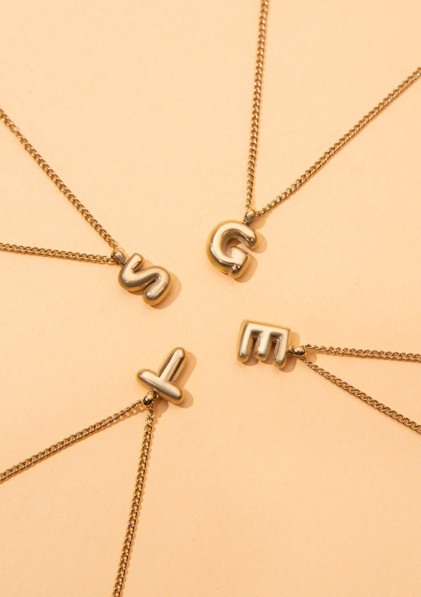 Necklace with initial G