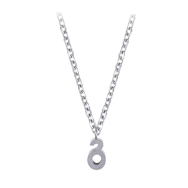 Heart necklace with ც