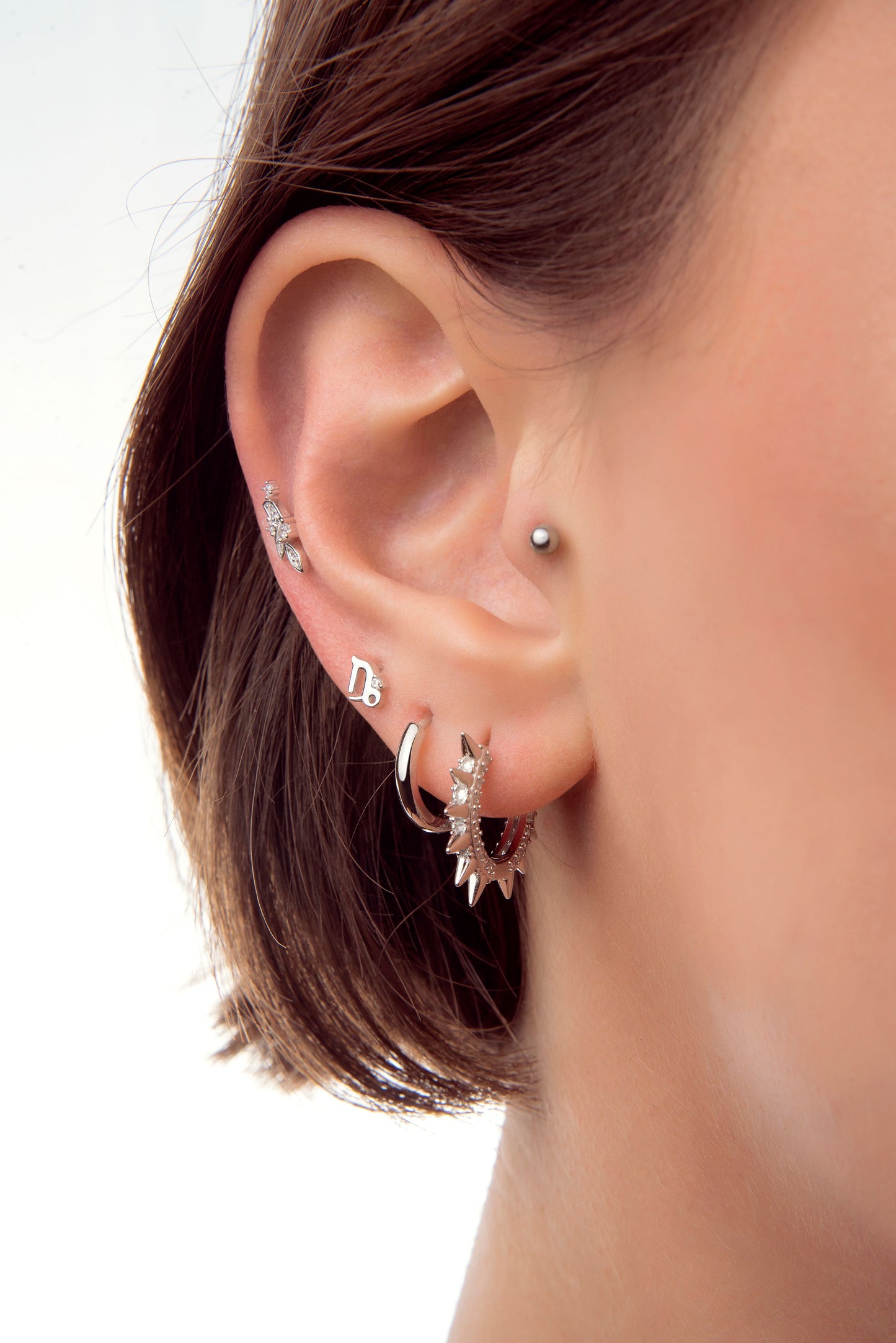 Silver earring