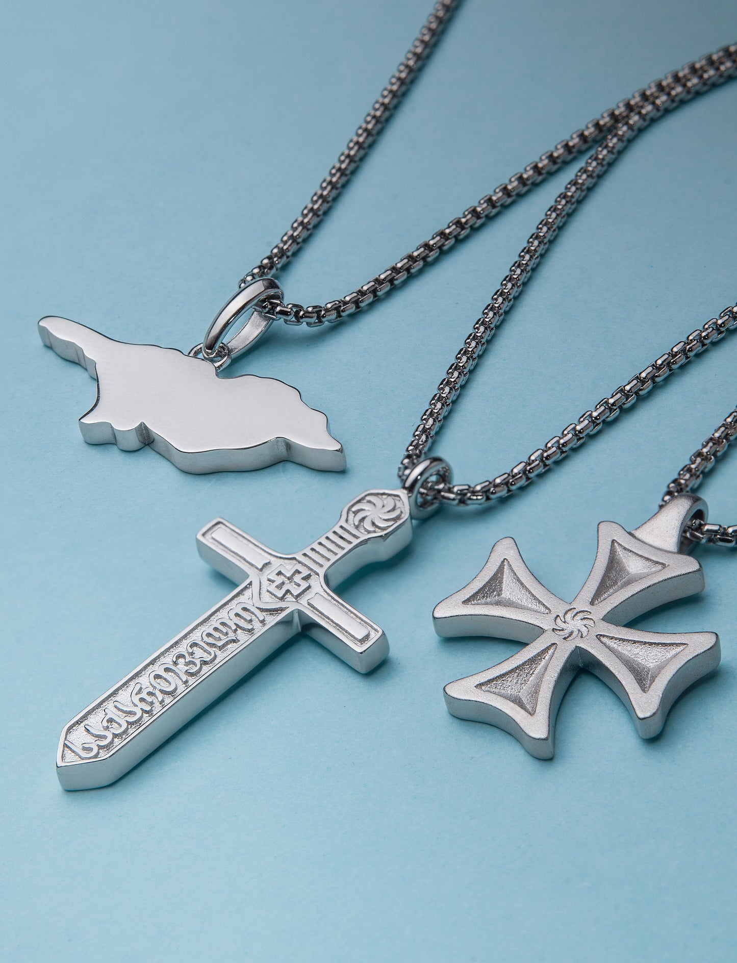 silver necklace