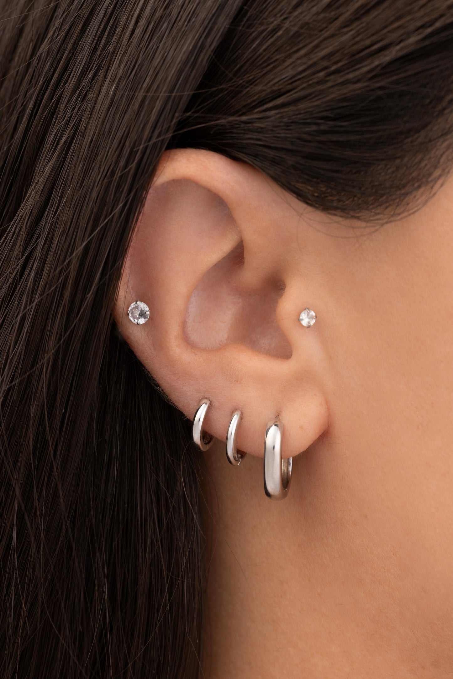 Silver earring