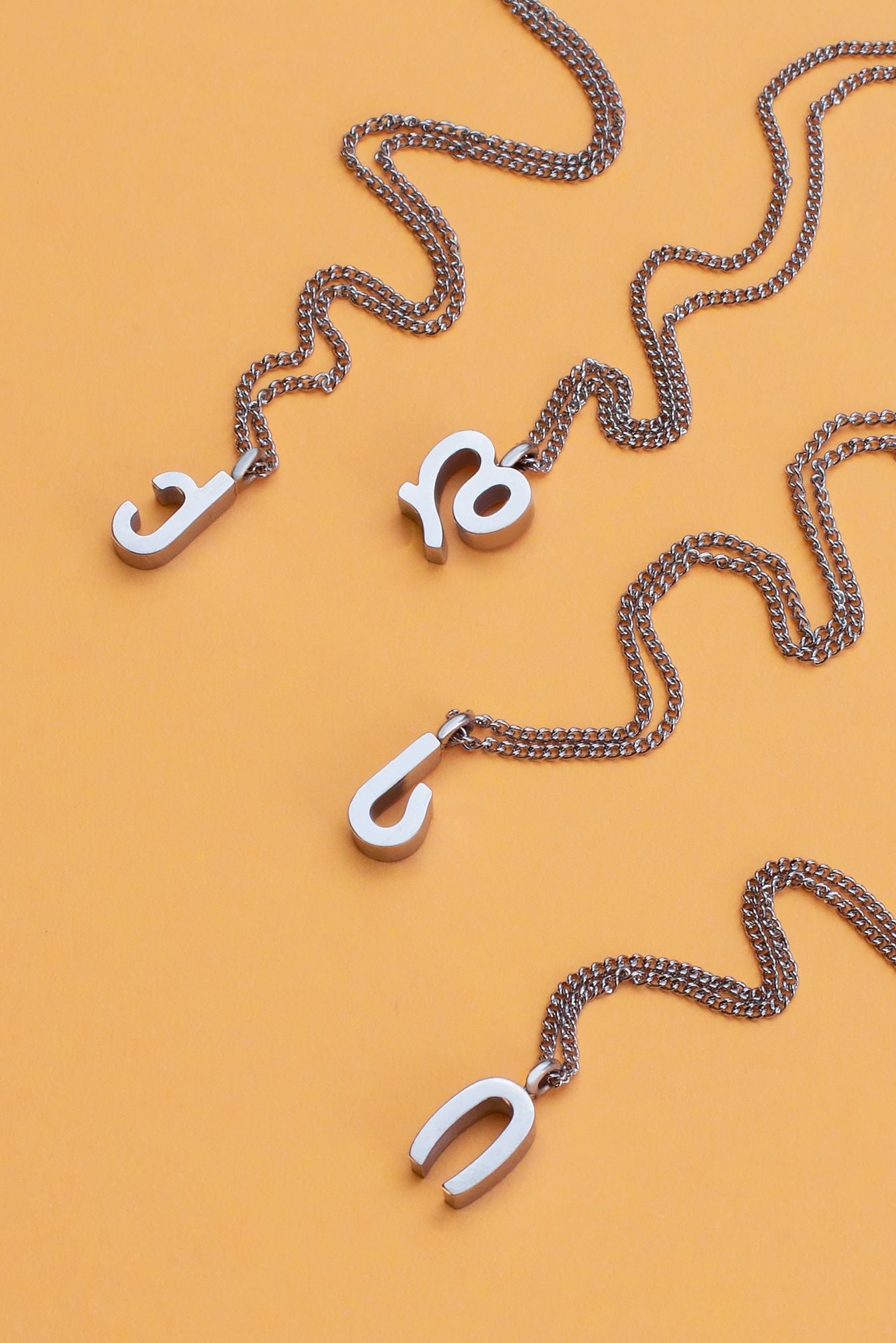 Necklace with initial ს
