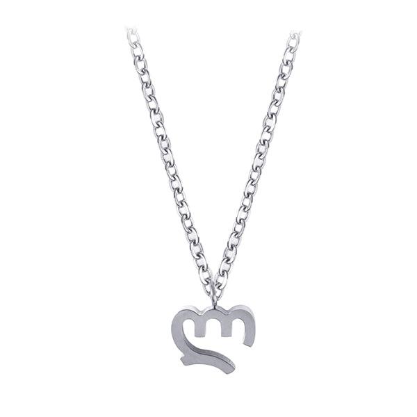 Necklace with initial ლ