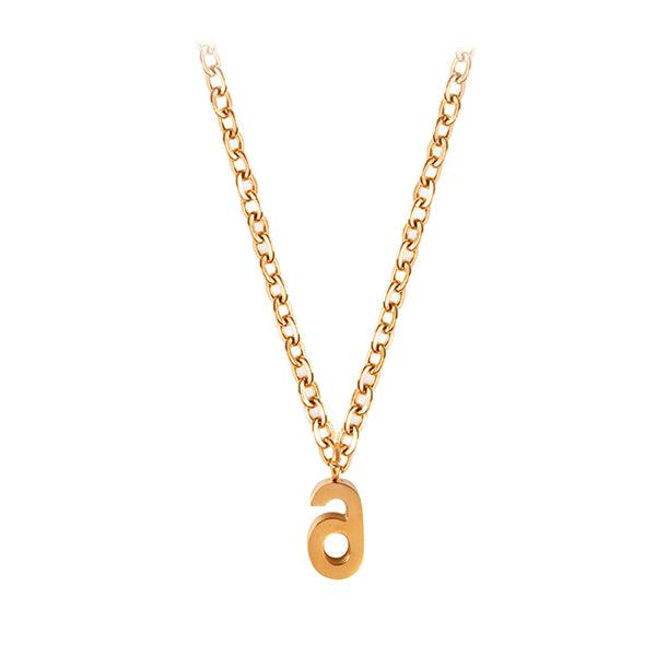 Heart necklace wwith მ