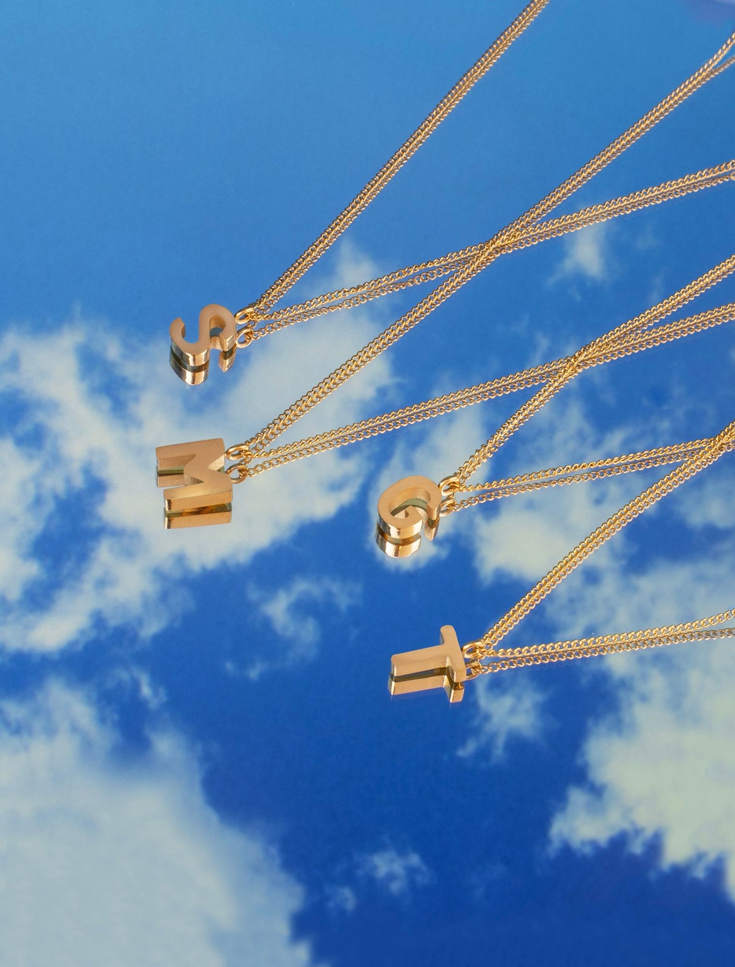 Necklace with initial  S