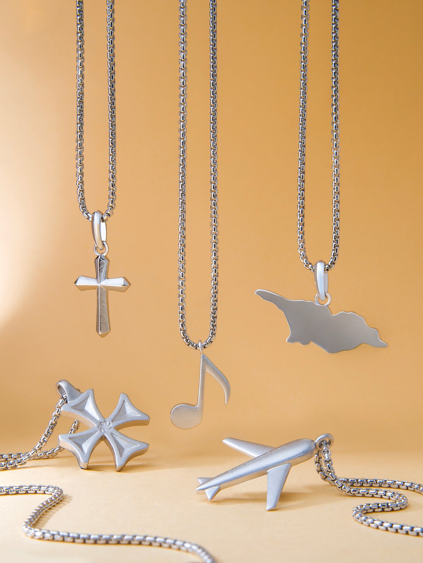 silver necklace