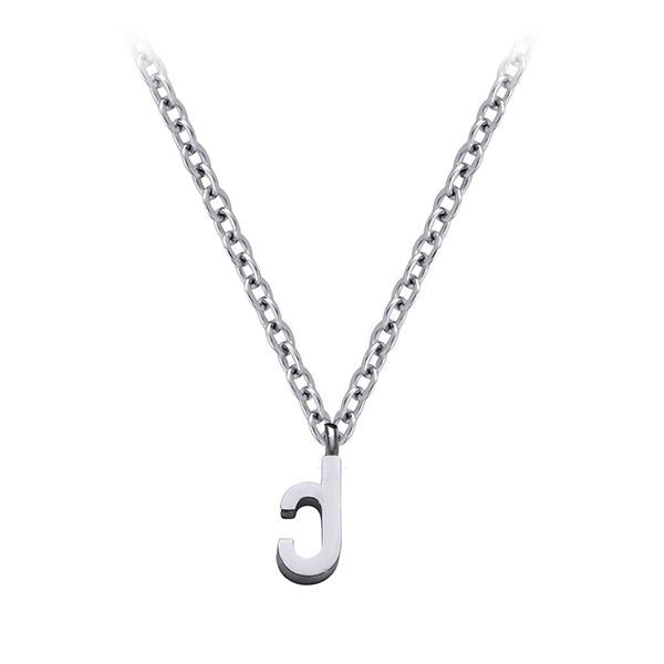 Necklace with initial ქ