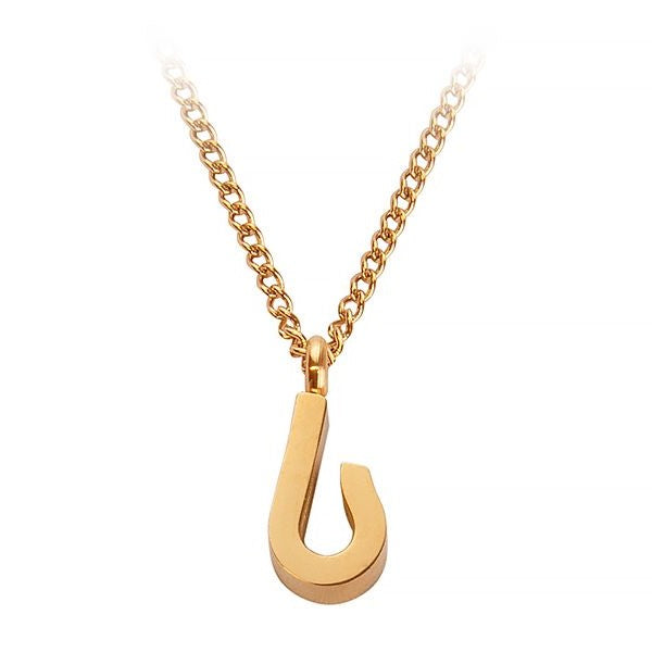 Necklace with initial ს
