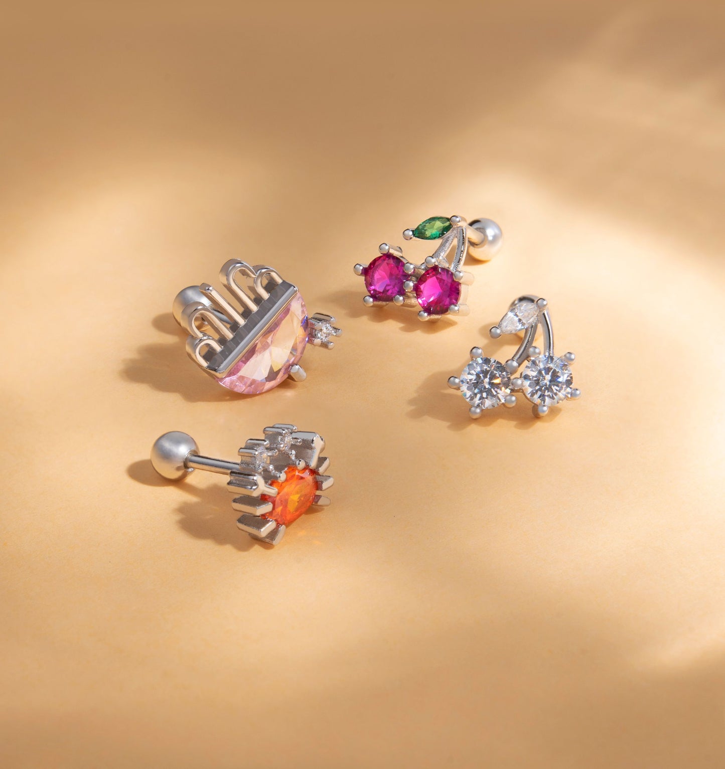 ვერცხლის საყურე პირსინგი