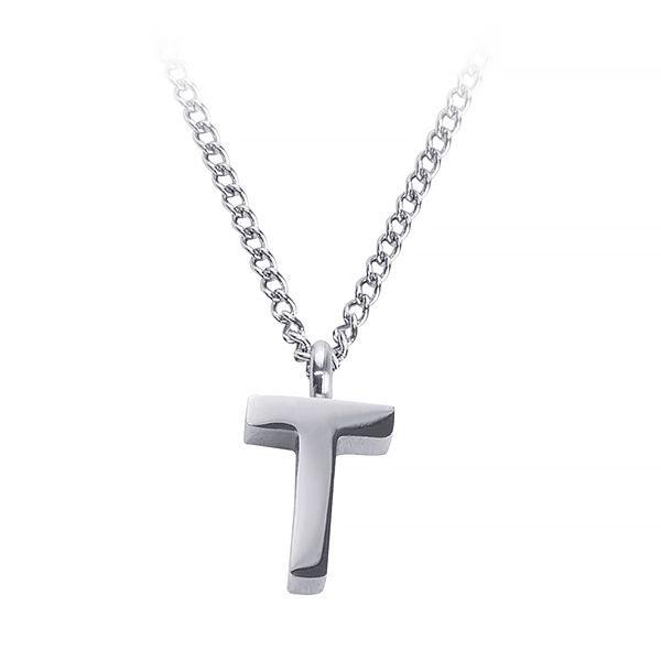 Necklace with initial T
