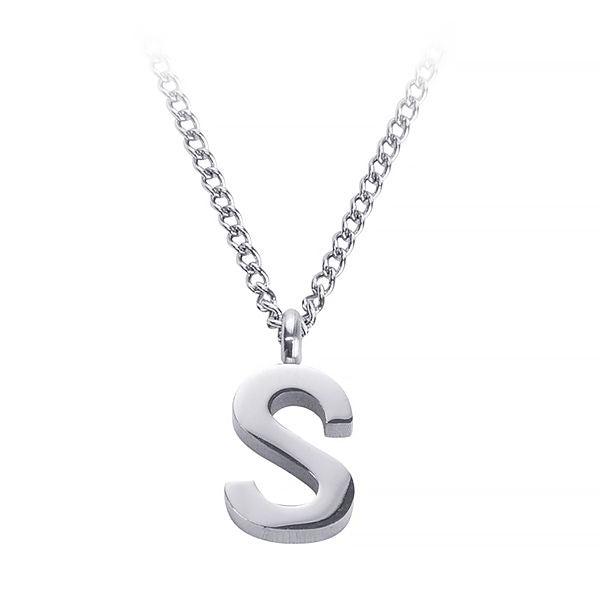 Necklace with initial S