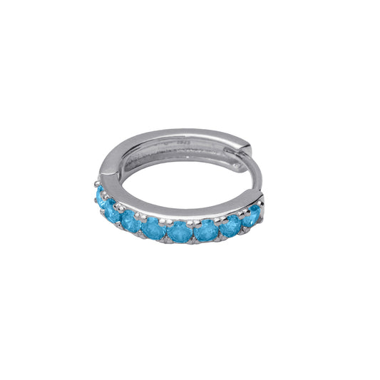 ვერცხლის საყურე ცირკონებით