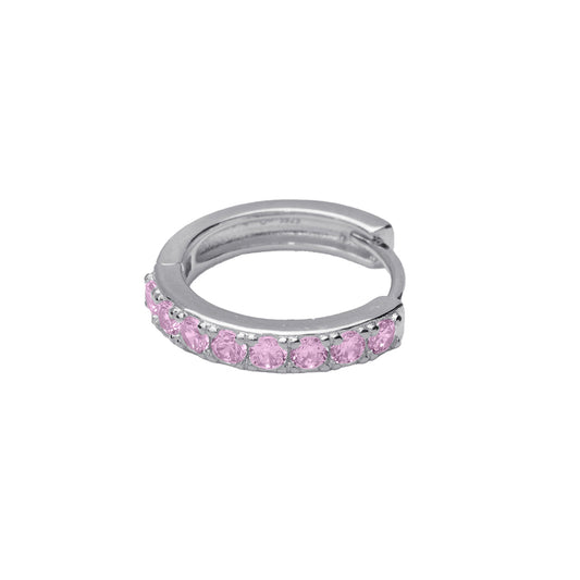 ვერცხლის საყურე ცირკონებით