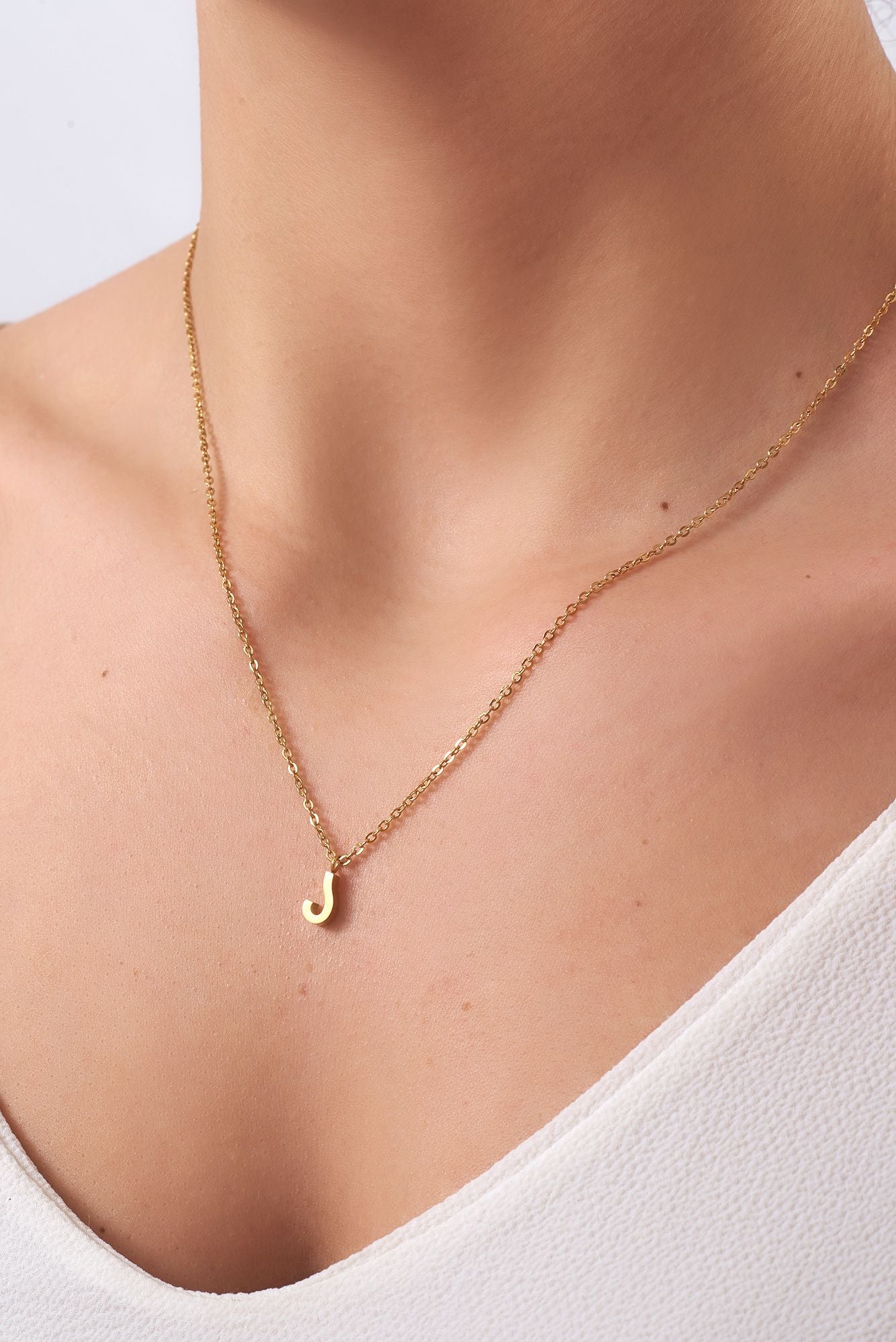 Necklace with initial ა