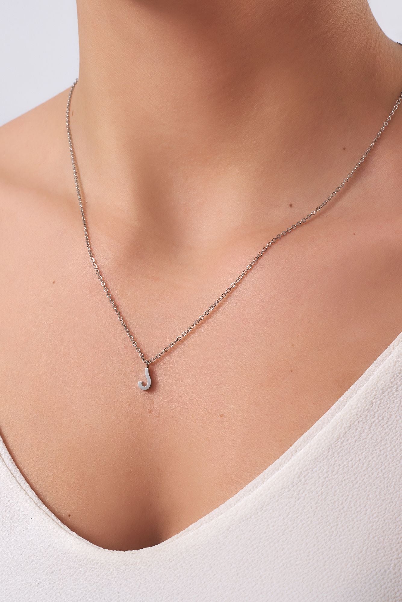 Necklace with initial ა