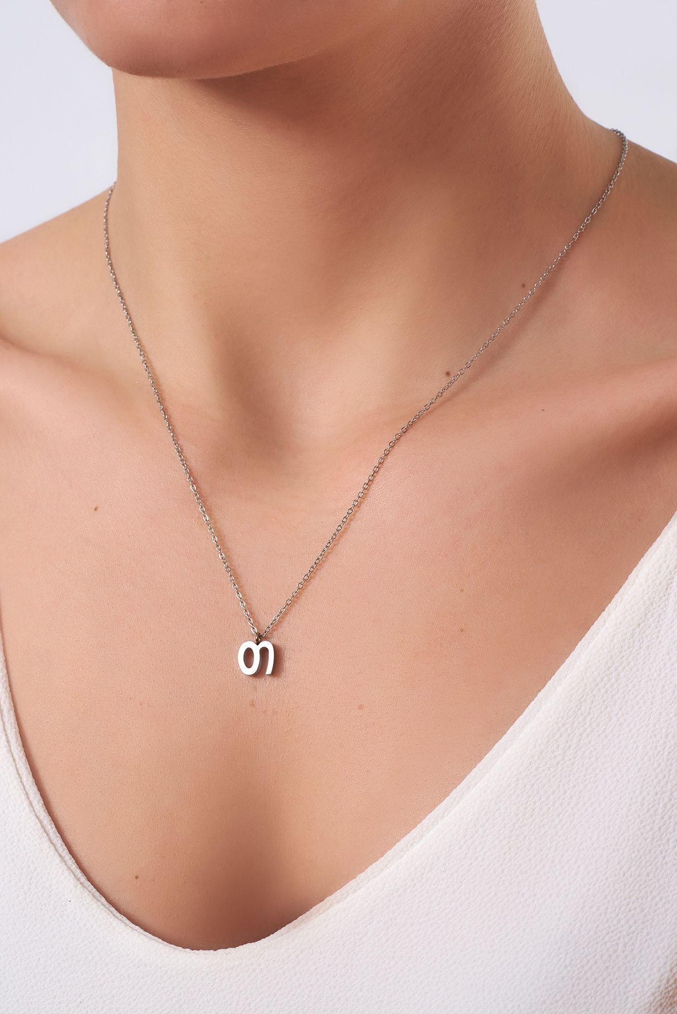 Necklace with initial თ