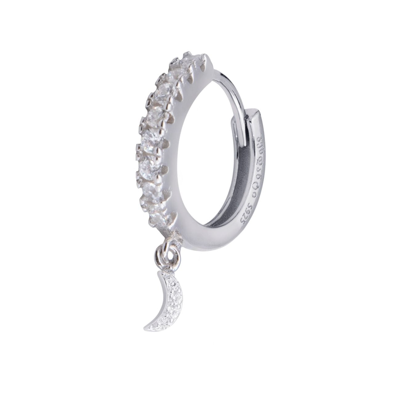 Silver earring