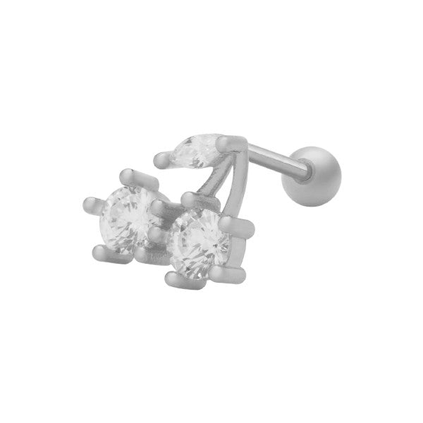 ვერცხლის საყურე პირსინგი