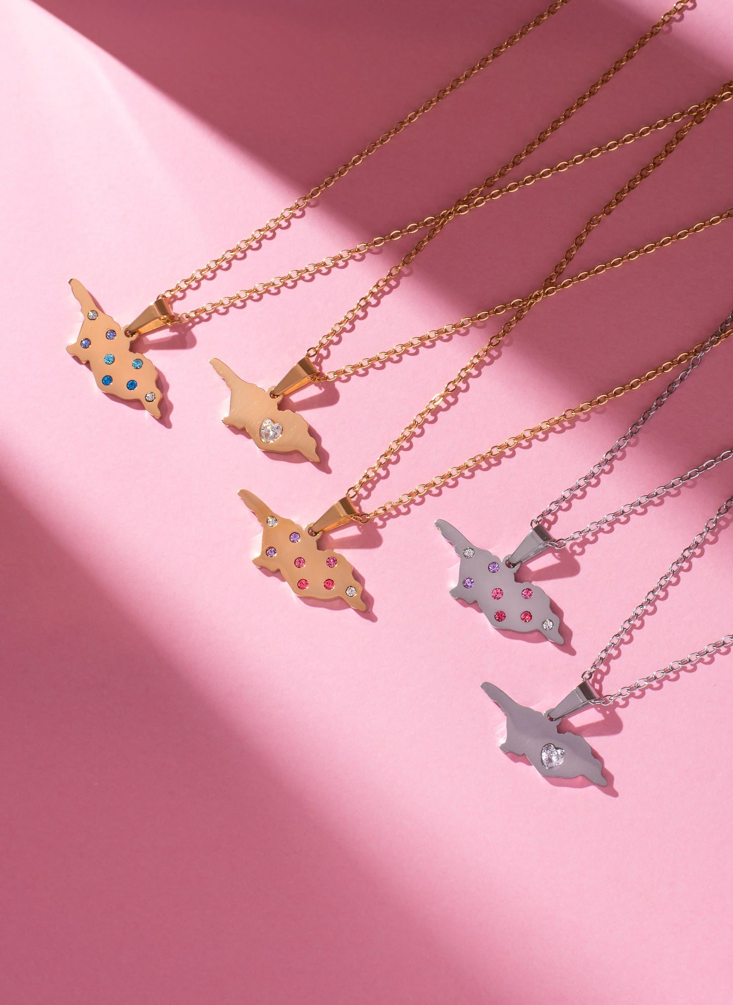 Map of Georgia necklace
