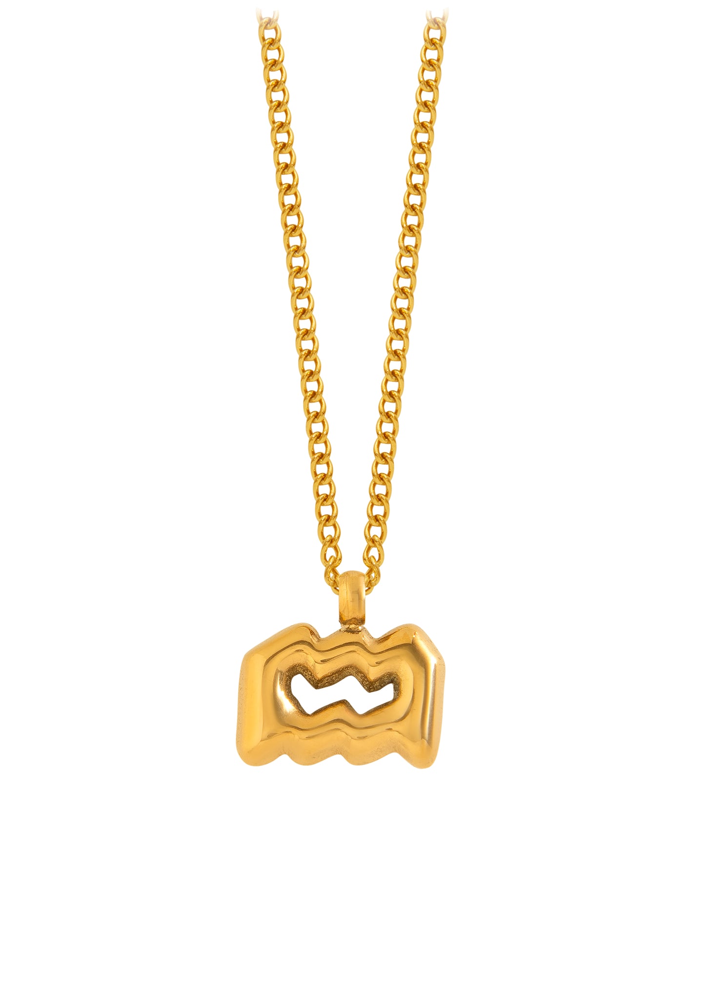 Zodiac necklace Aquarius