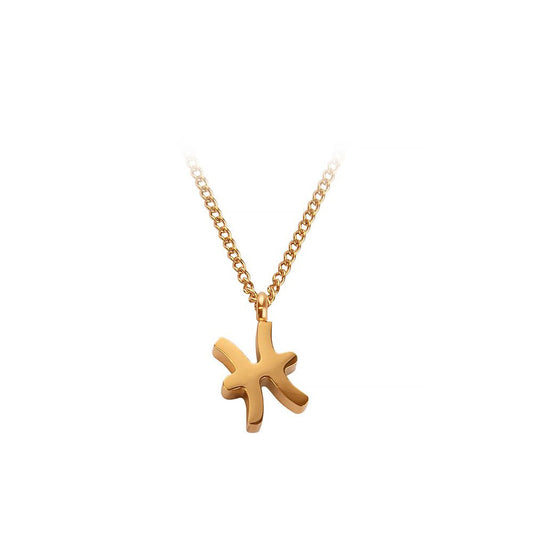 Zodiac necklace Pisces