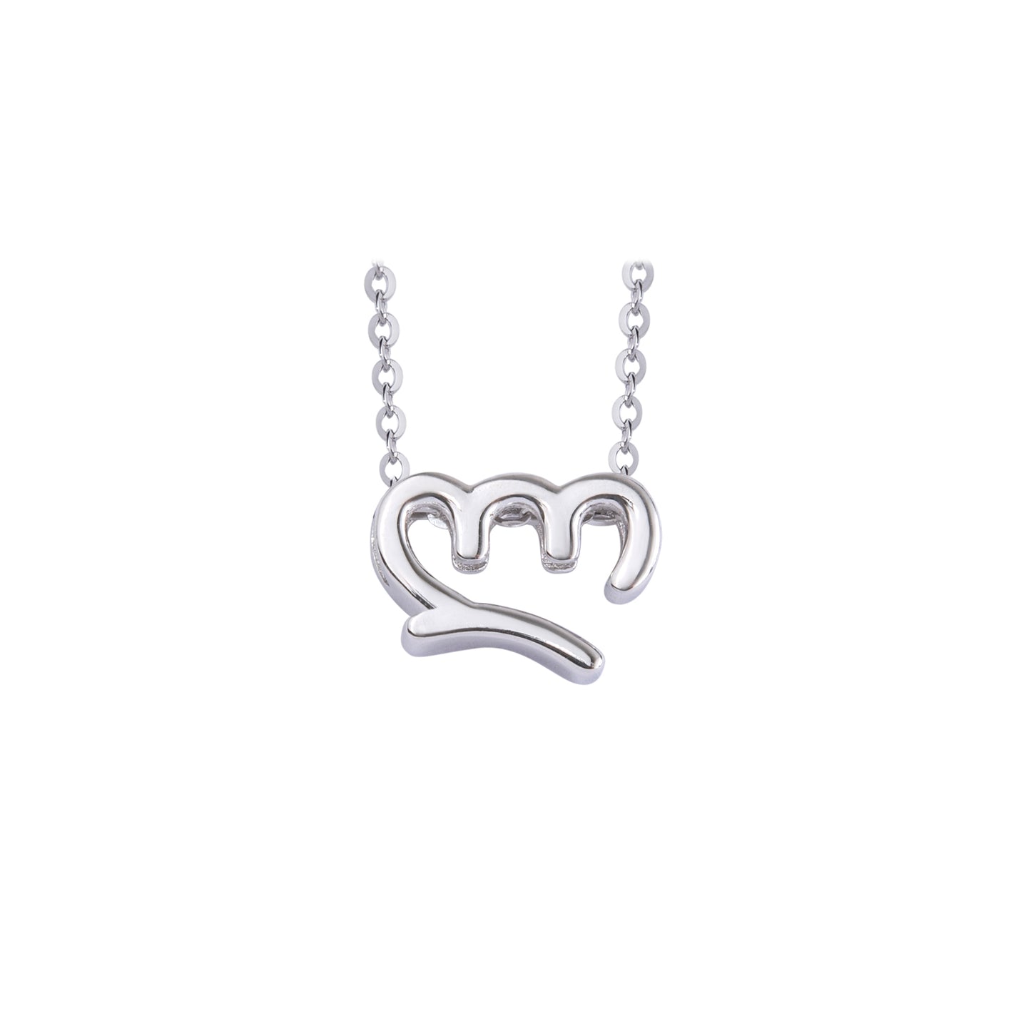 Silver necklace L