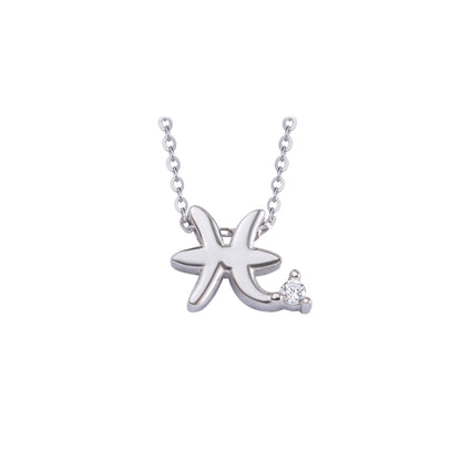 Silver necklace L