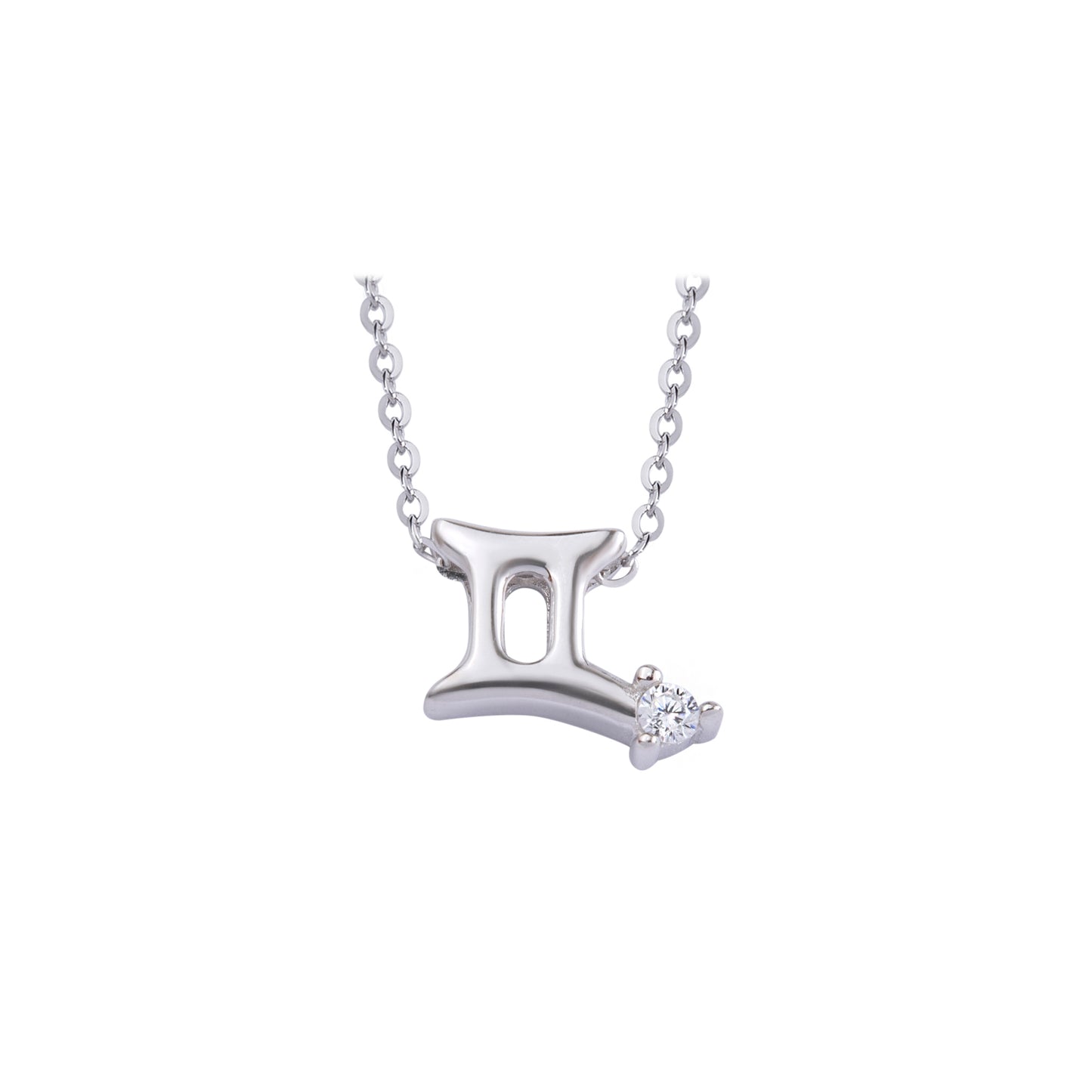 Silver necklace L