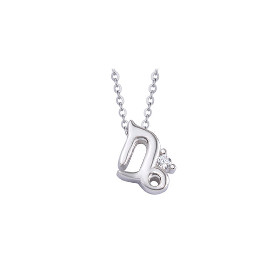 Silver necklace L