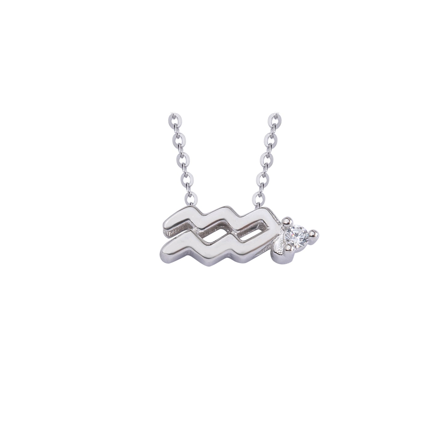 Silver necklace L