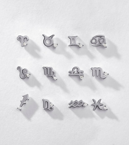 Silver earring piercing