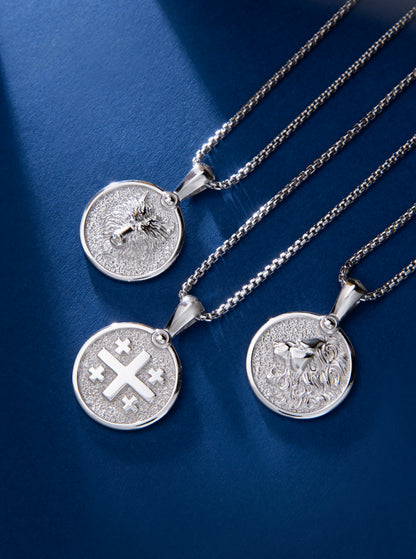 silver necklace 