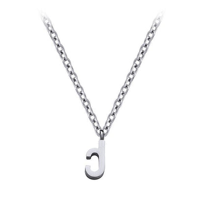 Necklace with initial ქ 