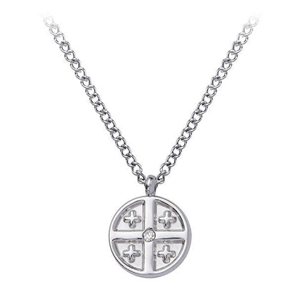 Necklace with the flag of Georgia