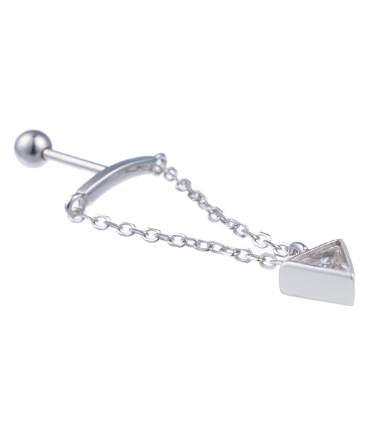 ვერცხლის საყურე პირსინგი