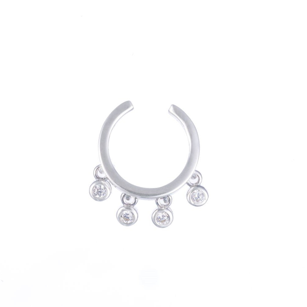 Silver earring